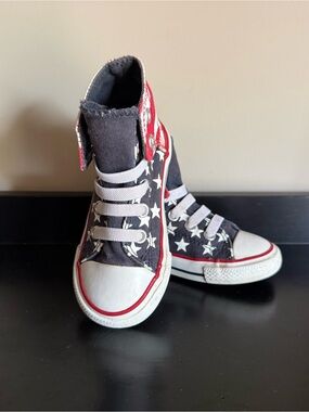 Converse  Baby/Toddler High Tops Stars & Stripes Americana Size 7
